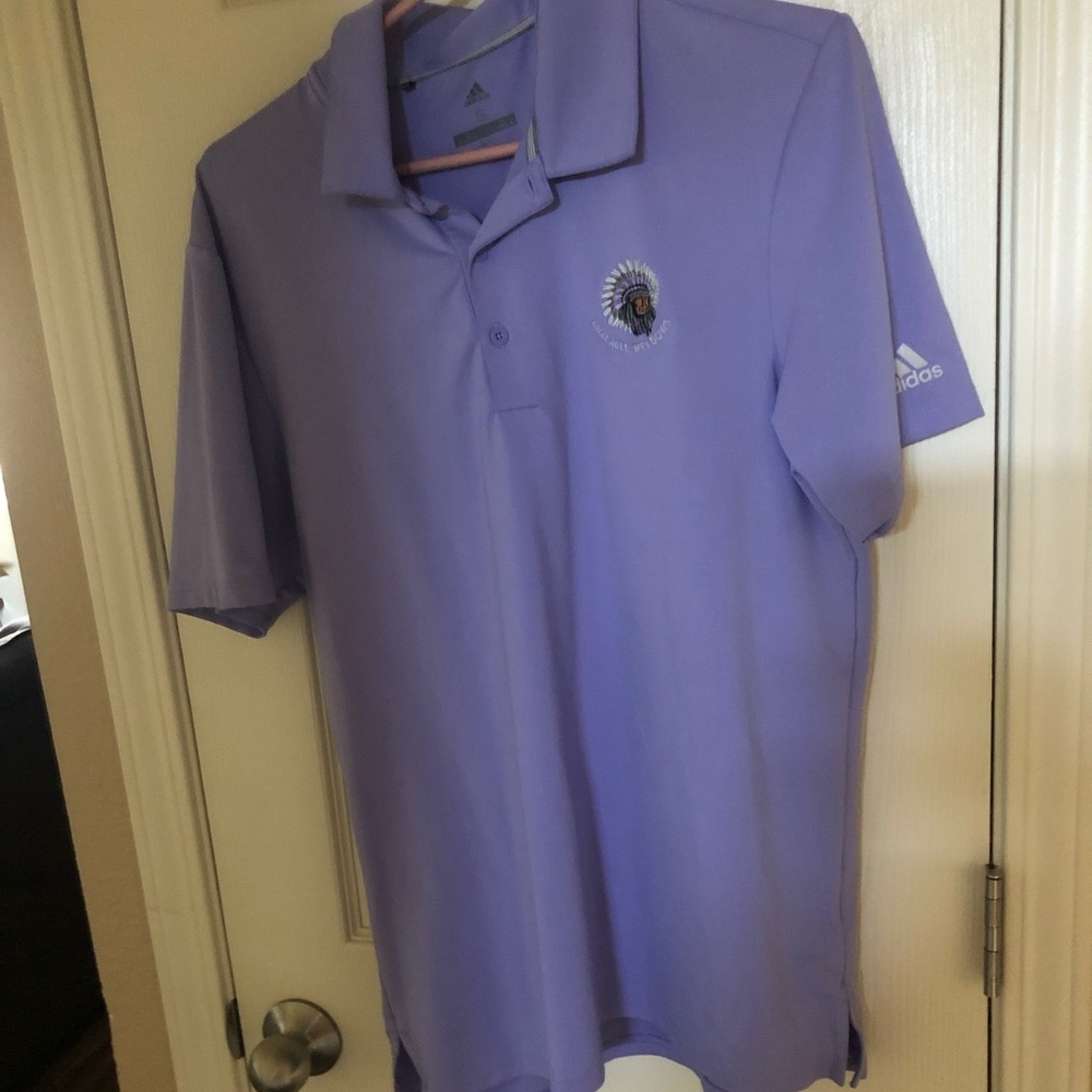 Light purple golf polo